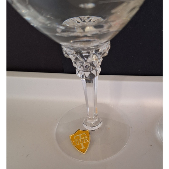 Vintage Tiffin-Franciscan 4.75" Cocktail Glasses ROSE MARIE -Set of 2 - Picture 3 of 6